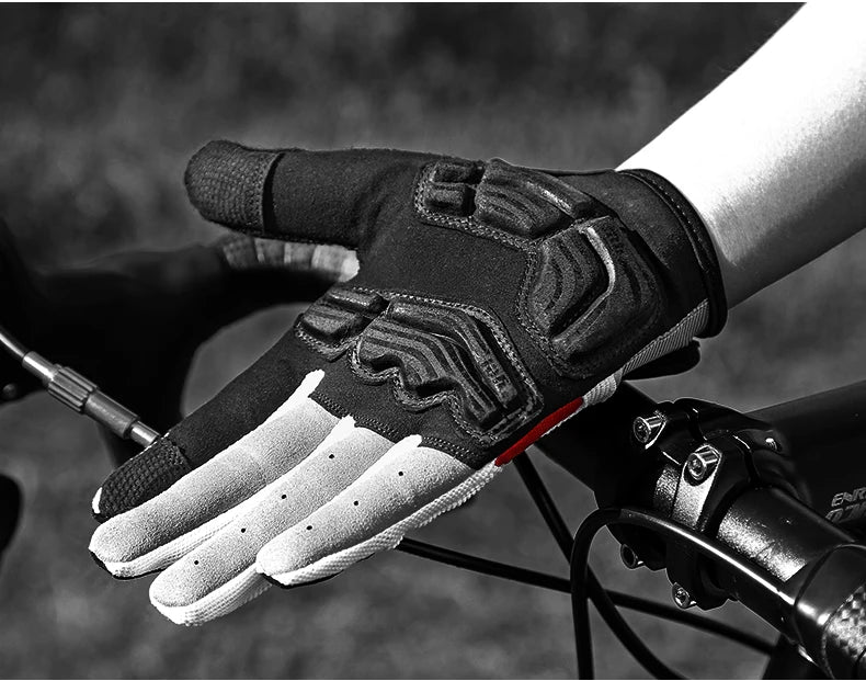 Gants de cyclisme IF239 avec coussinet en gel de 5 mm – Microfibre antidérapante, tissu respirant et fermeture réglable | VTT, Vitesse et Urbain