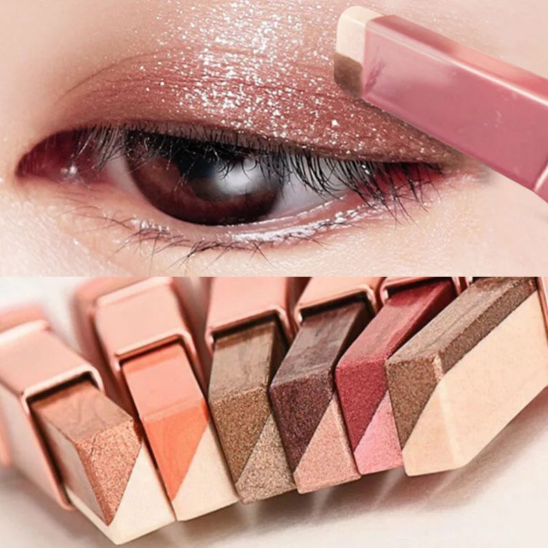 Bastão de Sombra 3D com Degradê – Duo de Cores, Efeito Esfumado Natural, Longa Duração e Fácil Aplicação | Prático e Sem Tirar a Maquiagem