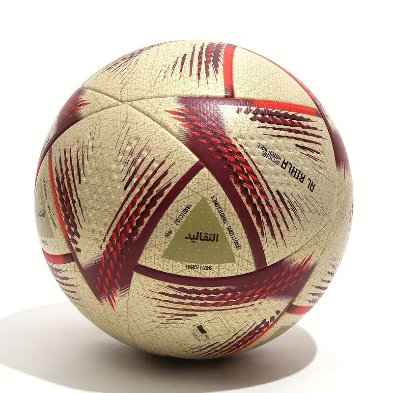 Bola de Futebol Profissional Tamanho 5 – Material PU Sem Costura, Ideal para Treinos e Jogos ao Ar Livre