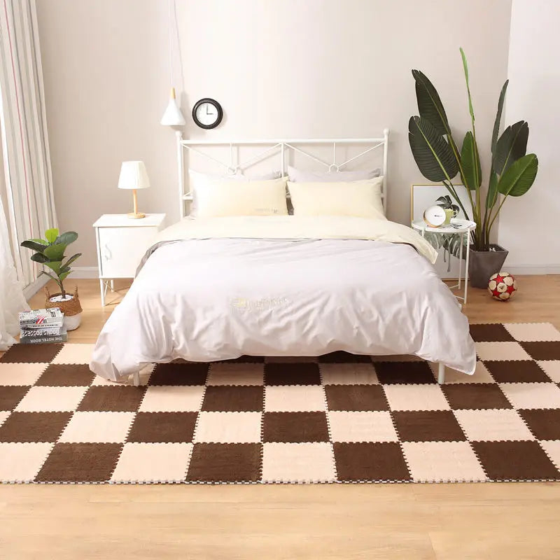 Tapis en peluche douce pour enfants | Tapis puzzle EVA pour bébés | Confort et sécurité dans le jeu