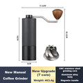 Moedor de Café Manual Portátil em Aço Inox – Ajuste de Moagem e Alta Durabilidade