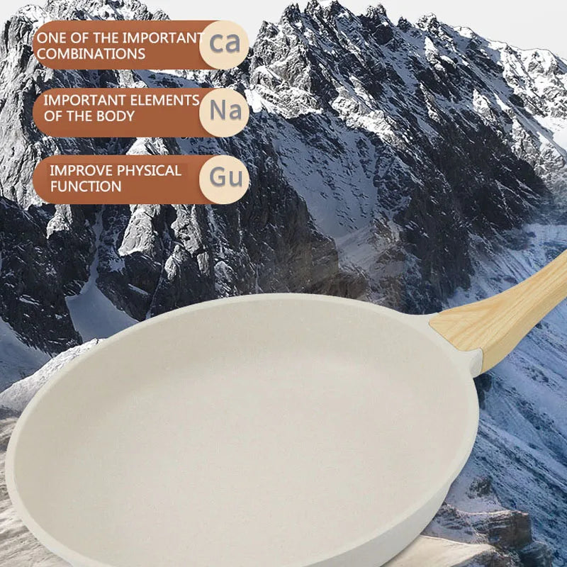 Frigideira Wok Antiaderente Durável de Cerâmica – Para Fogão a Gás e Indução, Ideal para Bifes e Cozinhar com Facilidade