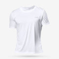 Camiseta Masculina Fitness Manga Curta – Secagem Rápida e Tecido Leve para Academia e Corrida
