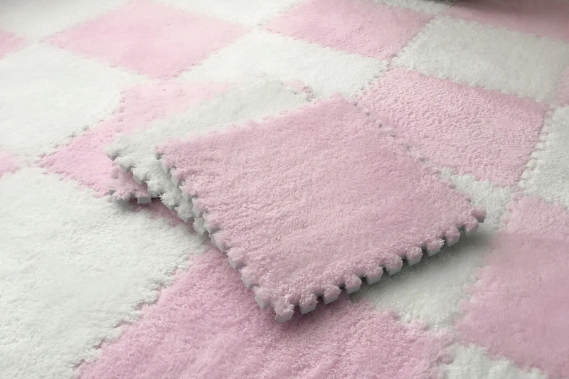 Tapis en peluche douce pour enfants | Tapis puzzle EVA pour bébés | Confort et sécurité dans le jeu