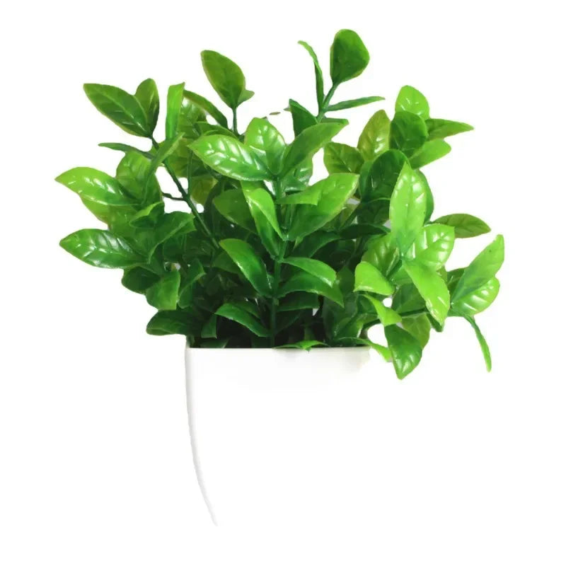 Bonsai Artificial Verde Eucalipto em Vaso – Planta Decorativa para Casa, Escritório e Jardim