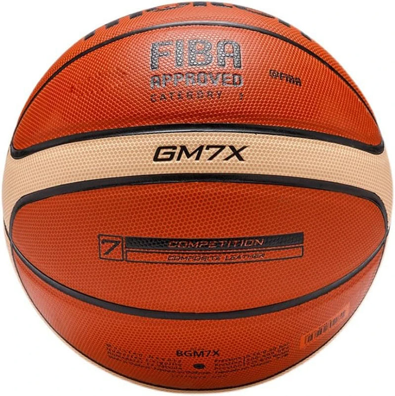 Bola de Basquete Molten GM7X Oficial – Certificação FIBA, Padrão Profissional para Treinos e Competições