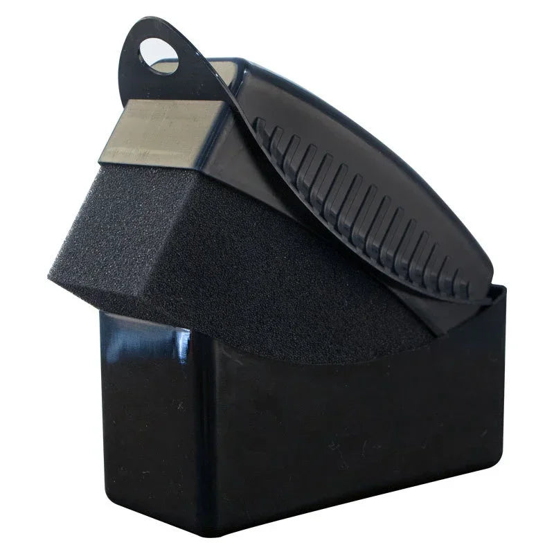 Escova de Limpeza para Rodas de Carro – Compacta, com Esponja Durável, Ideal para Detalhamento Automotivo