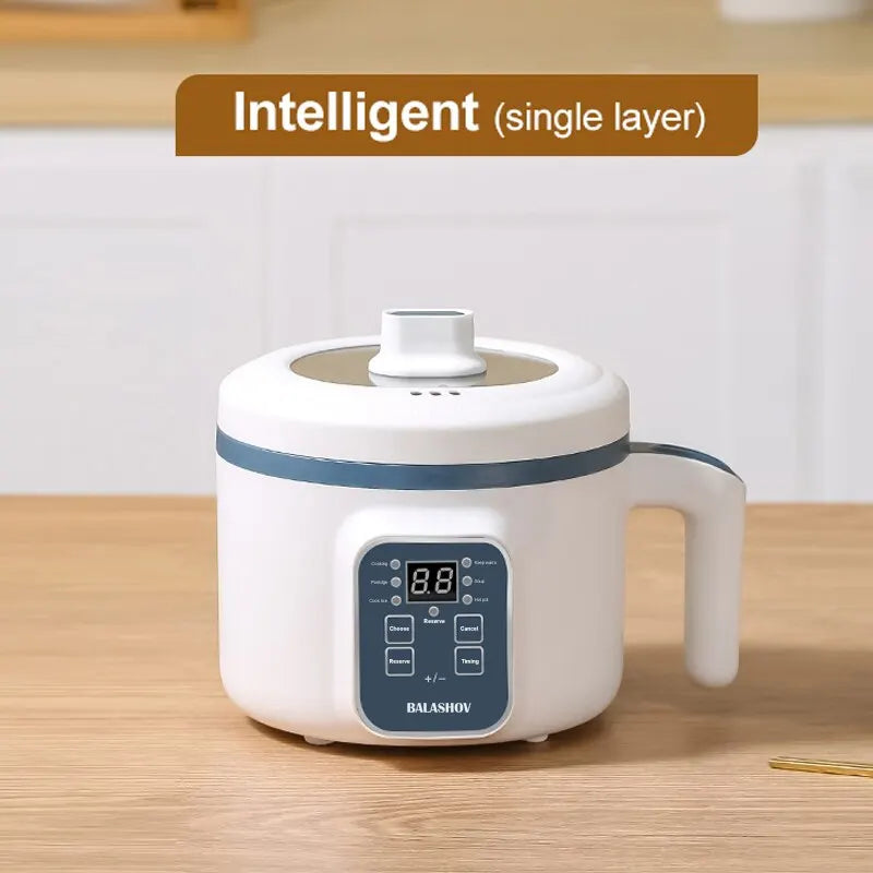 Mini Electric Rice Cooker 600W 220V – Compact, Multifunctional and Easy to Clean