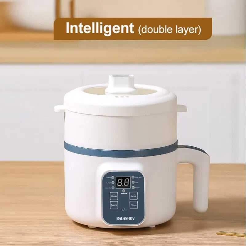 Mini Electric Rice Cooker 600W 220V – Compact, Multifunctional and Easy to Clean