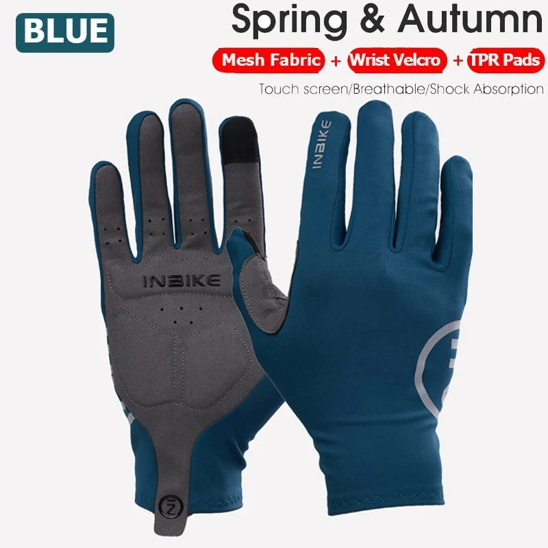Gants de cyclisme IF239 avec coussinet en gel de 5 mm – Microfibre antidérapante, tissu respirant et fermeture réglable | VTT, Vitesse et Urbain