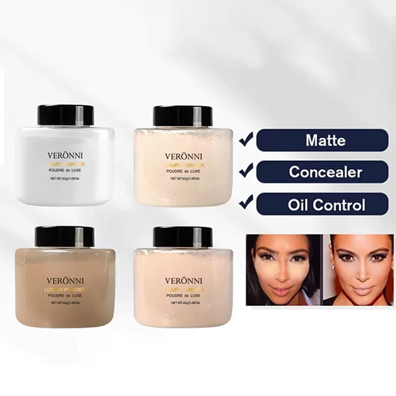 Poudre Libre Banane – Effet Illuminateur, Mat et Longue Tenue | Contrôle du sébum, texture légère, fini parfait pour tous les types de peau