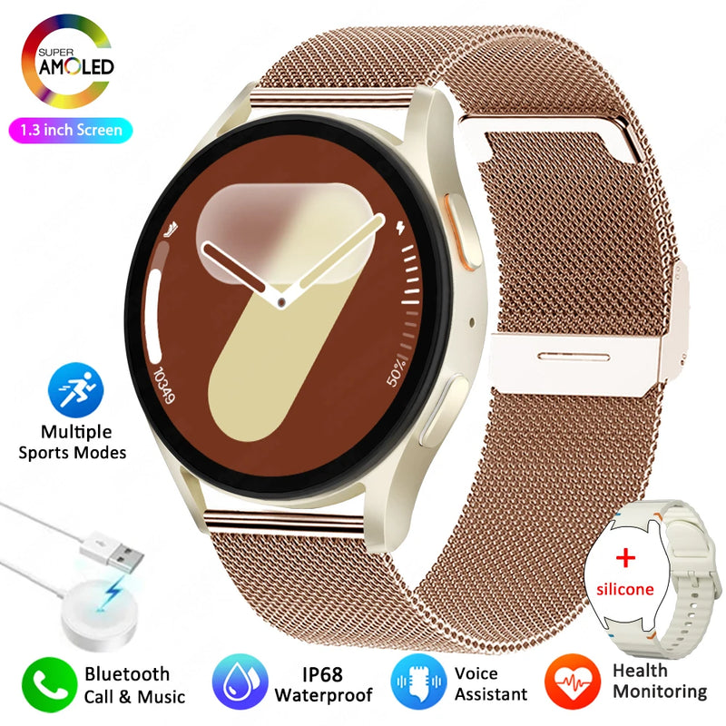 Montre connectée Galaxy Watch 7 – Écran AMOLED HD, boussole, fréquence cardiaque, appels Bluetooth, étanche 