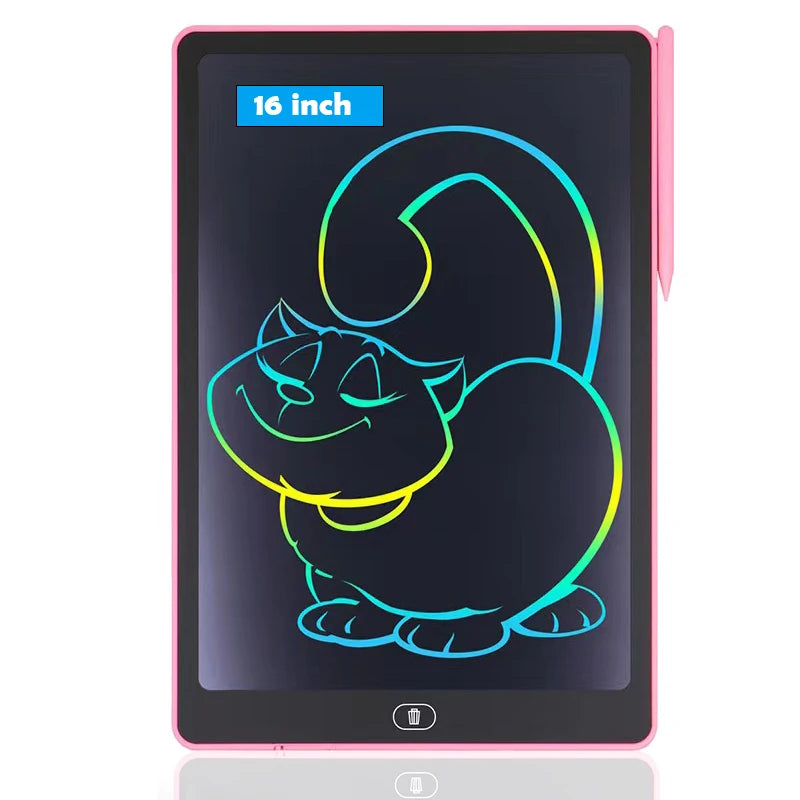 Tablette d'écriture LCD Efes 8,5" 10" 12" pour enfants – Jouet éducatif électronique pour dessiner, peindre et écrire