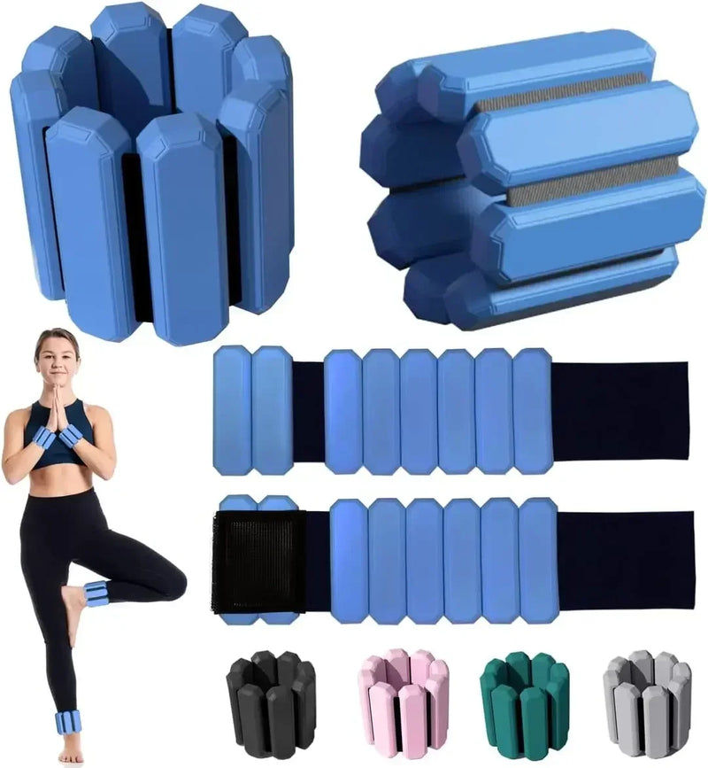 Poids réglables pour poignets et chevilles – Paire portable pour le yoga, la course à pied, le cardio et la musculation | Unisexe, confortable et sûr