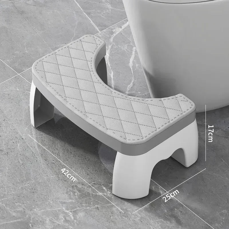 Banquinho Ergonômico Impermeável para Vaso Sanitário – Adultos, Crianças, Gestantes e Idosos