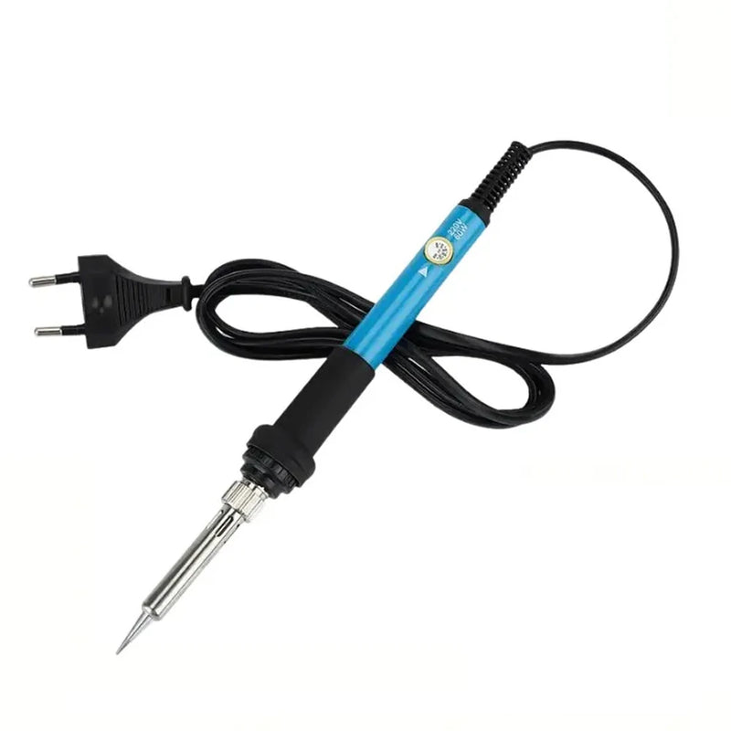 Ferro de Solda Elétrico 60W com Temperatura Ajustável – Ferramenta de Reparo Profissional (Verifique a Tensão Local)
