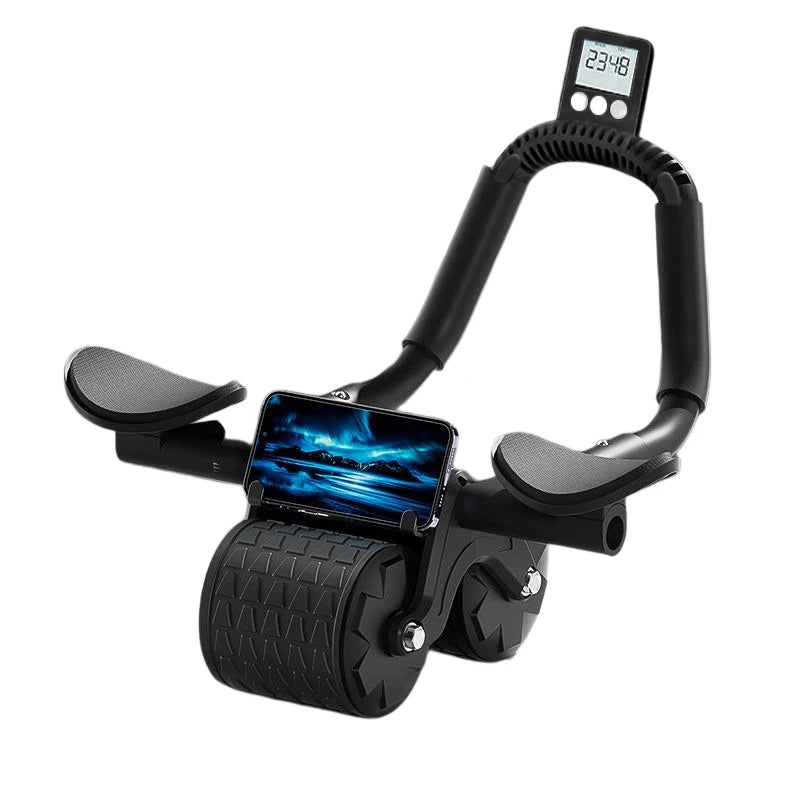 Roue abdominale avec support de coude et compteur numérique Recoil Fitness automatique