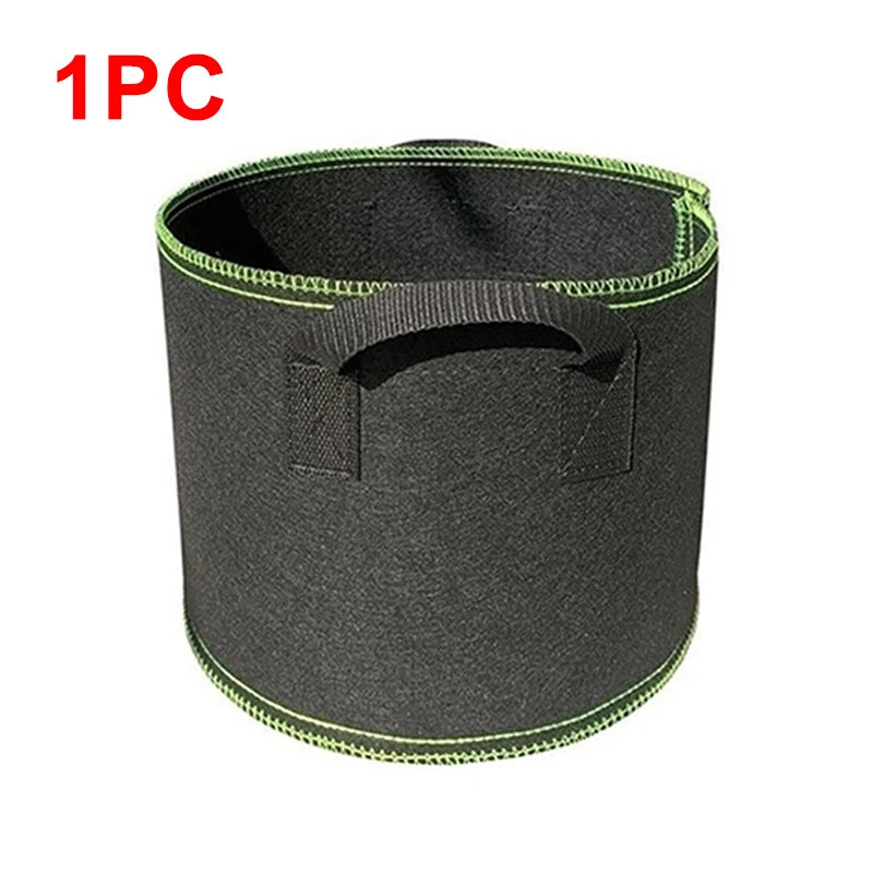 Sacos de Cultivo com Alças | 1 a 12 Galões | Tecido Respirável | Hortaliças, Flores, Ervas | Reutilizável e Resistente | Jardim e Varanda