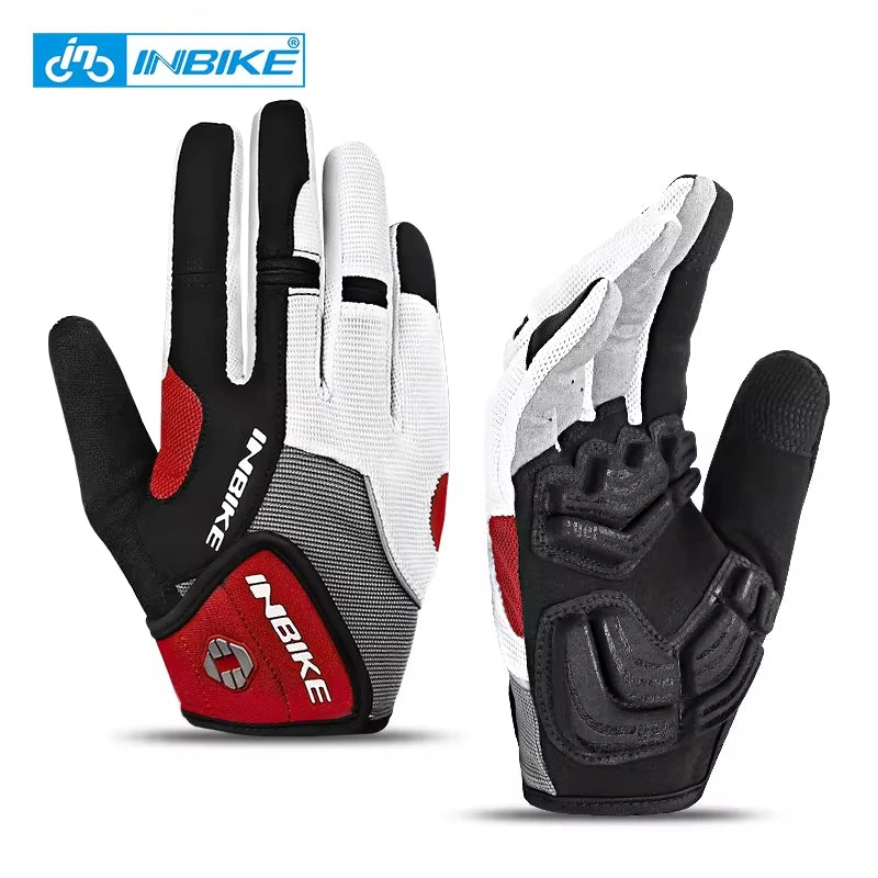 Gants de cyclisme IF239 avec coussinet en gel de 5 mm – Microfibre antidérapante, tissu respirant et fermeture réglable | VTT, Vitesse et Urbain
