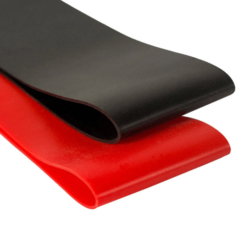 Faixa de Resistência Elástica de Látex para Yoga e Musculação – Tonifique Pernas, Glúteos e Quadris com Conforto e Eficiência