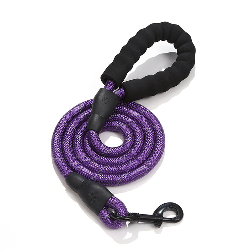 Guia Resistente para Cães – Coleira com Faixa Refletiva para Cães Pequenos, Médios e Grandes – Ideal para Puxar e Caminha