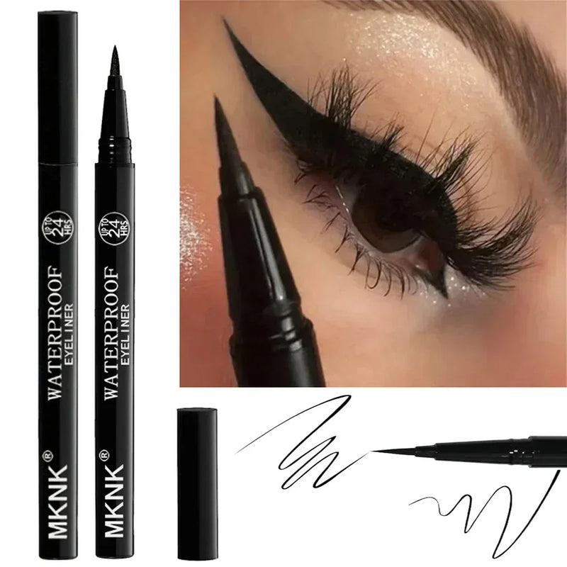 Matte Liquid Eyeliner Pencil – Quick-Drying, Long-Lasting, Smudge-Proof, Waterproof | Precise Makeup for Intense Eyes 