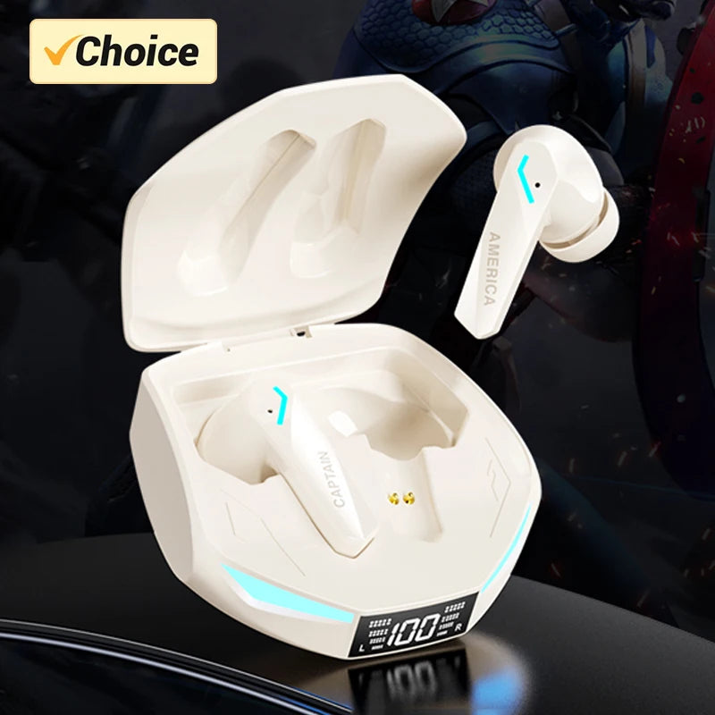 Fones de Ouvido Gamer Lenovo GM2 Pro - Bluetooth 5.3, Modo Duplo, Chamada HD e Redução de Ruído