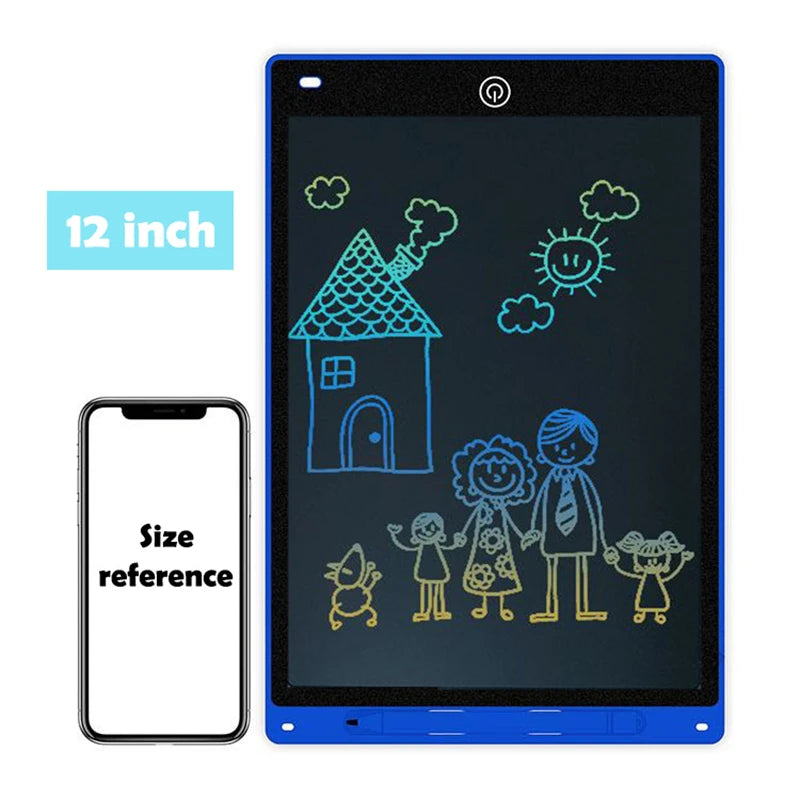 Tablette d'écriture LCD Efes 8,5" 10" 12" pour enfants – Jouet éducatif électronique pour dessiner, peindre et écrire