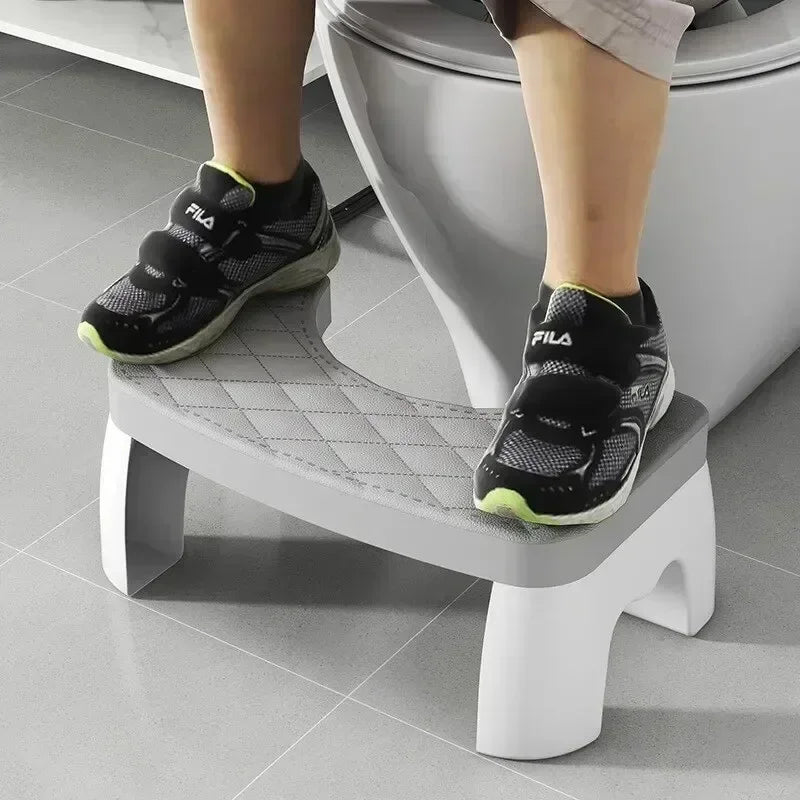 Banquinho Ergonômico Impermeável para Vaso Sanitário – Adultos, Crianças, Gestantes e Idosos