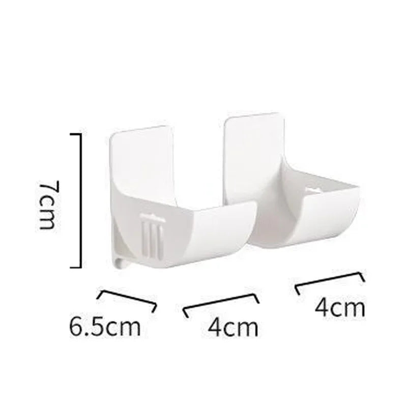 Suporte de Parede para Sacos e Filme PVC – Kit 2 ou 4 Peças, Organizador Prático para Cozinha e Banheiro