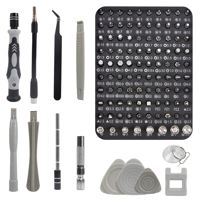 115 in 1 Precision Screwdriver Kit — Professional Set for Electronics Repair, PC, Cell Phone, Laptop, MacBook and More