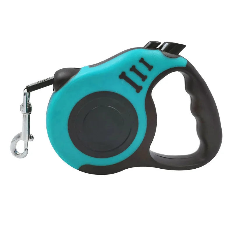 Guia Retrátil para Cães – 3 ou 5 Metros – Flexível e Automática