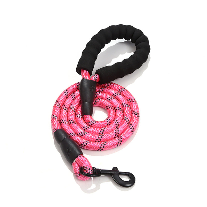 Guia Resistente para Cães – Coleira com Faixa Refletiva para Cães Pequenos, Médios e Grandes – Ideal para Puxar e Caminha