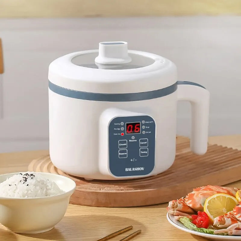 Mini Electric Rice Cooker 600W 220V – Compact, Multifunctional and Easy to Clean