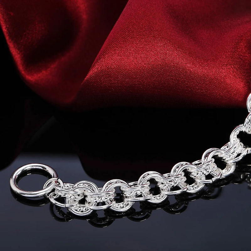 Joias de Qualidade em Prata 925: Anel e Braceletes Redondo para Casamento e Ocasiões Especiais