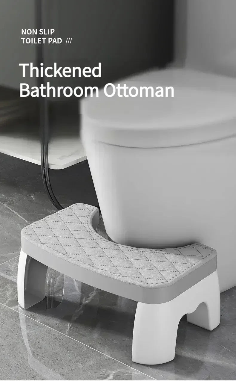 Banquinho Ergonômico Impermeável para Vaso Sanitário – Adultos, Crianças, Gestantes e Idosos