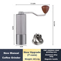 Moedor de Café Manual Portátil em Aço Inox – Ajuste de Moagem e Alta Durabilidade