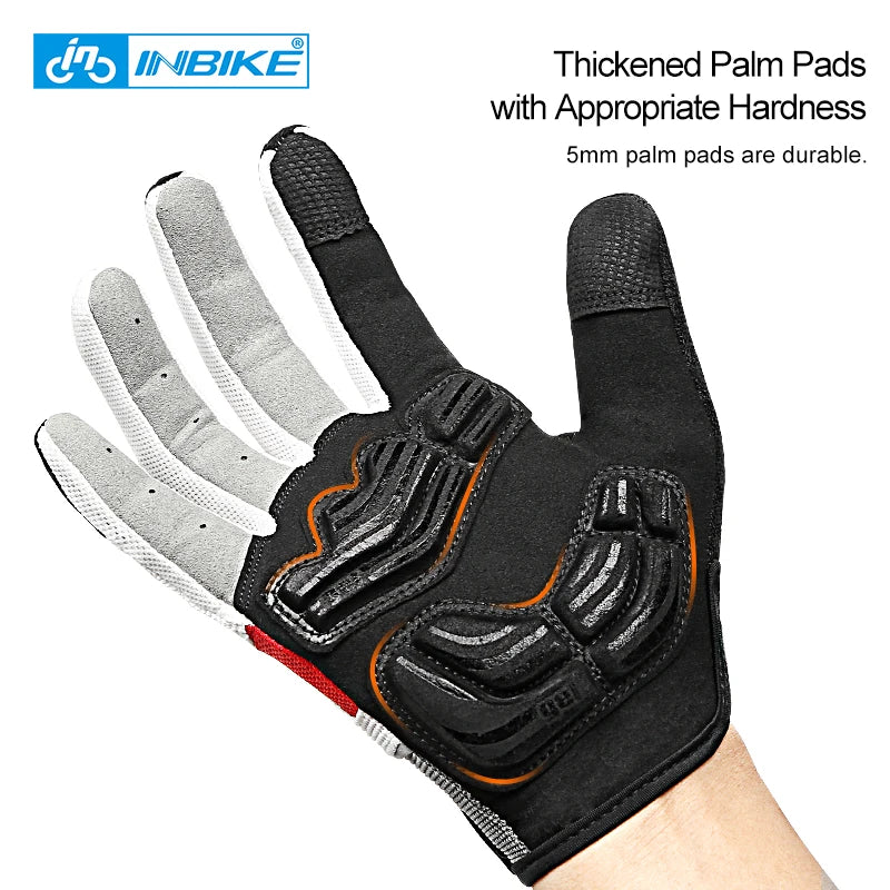 Gants de cyclisme IF239 avec coussinet en gel de 5 mm – Microfibre antidérapante, tissu respirant et fermeture réglable | VTT, Vitesse et Urbain