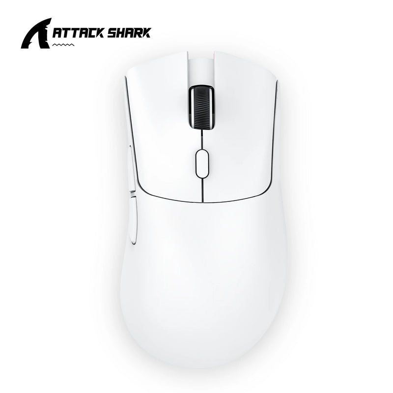 Attack Shark R1 – Mouse Gamer Profissional 18000 DPI, Sensor PAW3311, 1000Hz, Conexão Bluetooth/2.4G/USB, Macros Avançados