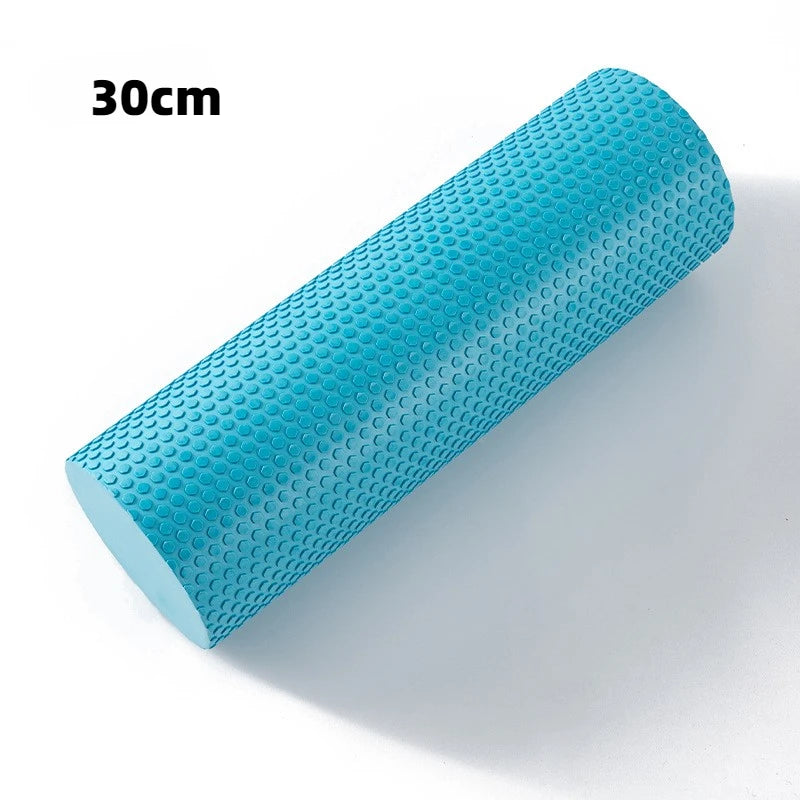 Rouleau en mousse EVA pour massage et yoga – 30/45/60 cm, Pilates, relâchement myofascial, entraînement et physiothérapie
