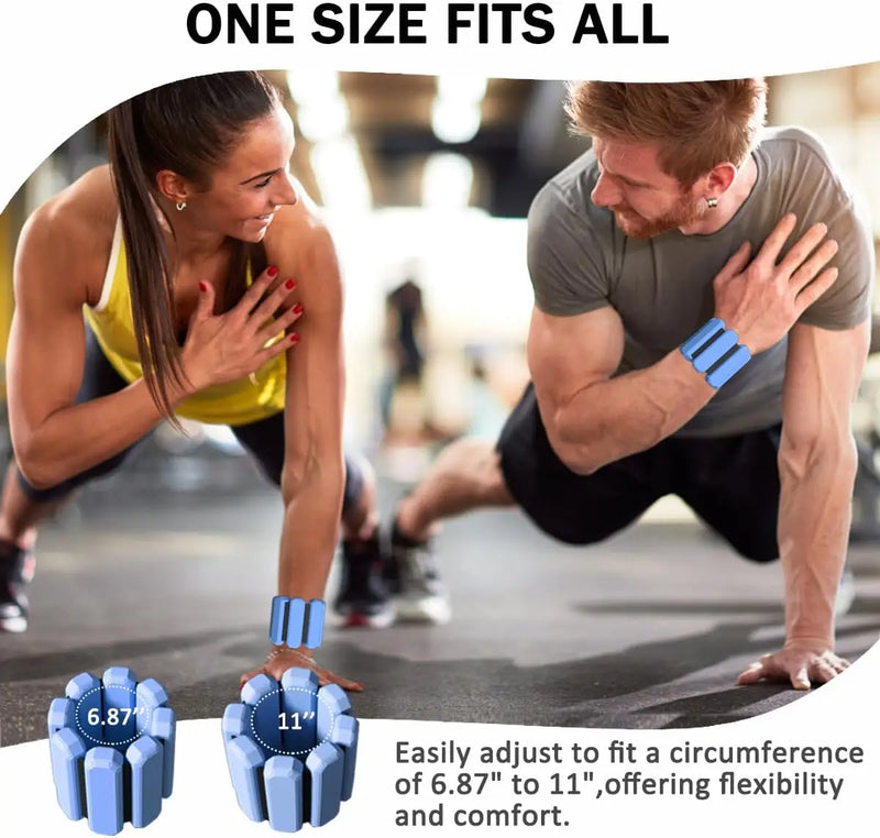 Poids réglables pour poignets et chevilles – Paire portable pour le yoga, la course à pied, le cardio et la musculation | Unisexe, confortable et sûr