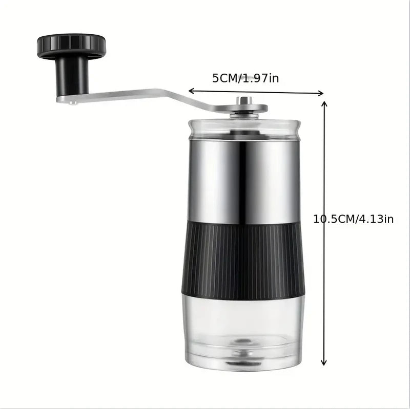 Moedor de Café Manual Portátil em Aço Inox com Lâmina de Cerâmica – Ajuste de Moagem