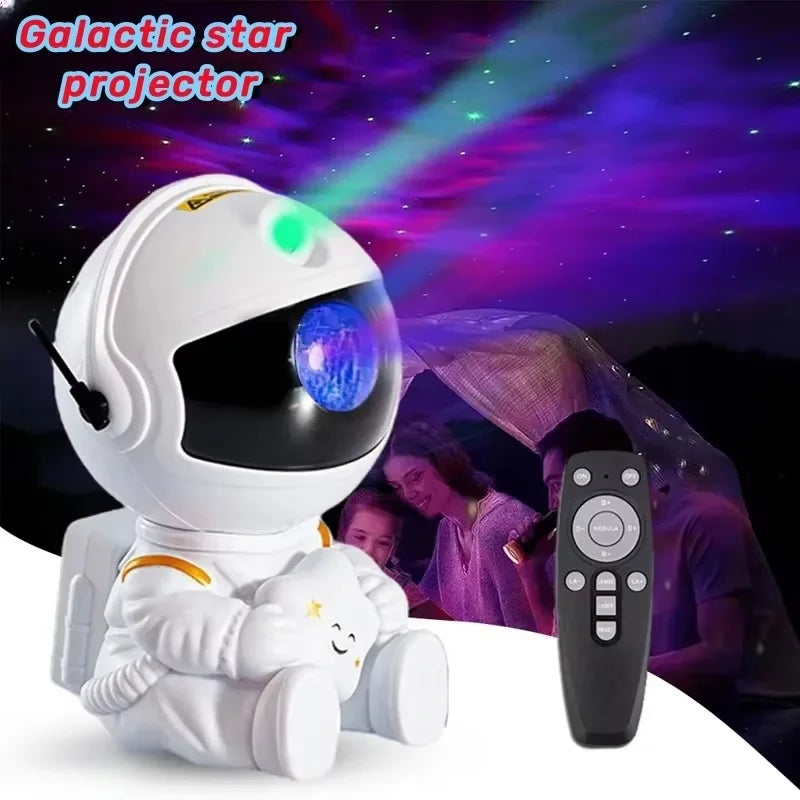 Projetor de Luz 2025 - Céu Estrelado, Aurora, Astronauta, Nebulosa para Teto