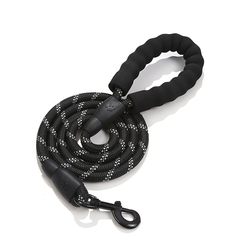 Guia Resistente para Cães – Coleira com Faixa Refletiva para Cães Pequenos, Médios e Grandes – Ideal para Puxar e Caminha