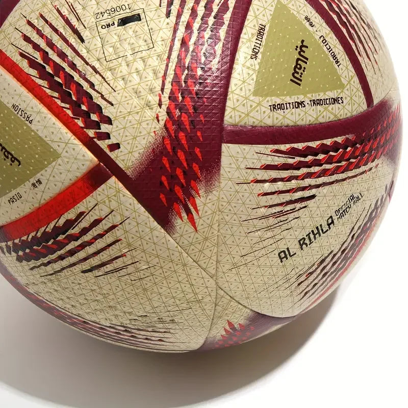 Bola de Futebol Profissional Tamanho 5 – Material PU Sem Costura, Ideal para Treinos e Jogos ao Ar Livre