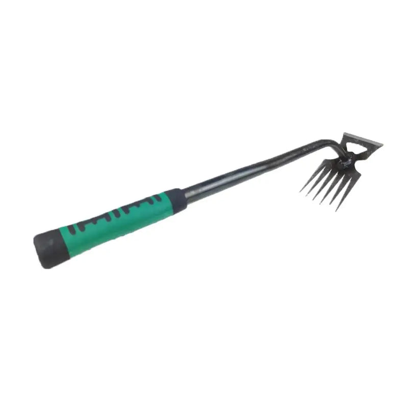 Ancinho de Jardim Ergonômico | Aço Reforçado | 5, 6 ou 11 Dentes | Remoção de Ervas, Folhas e Solo | Leve e Durável