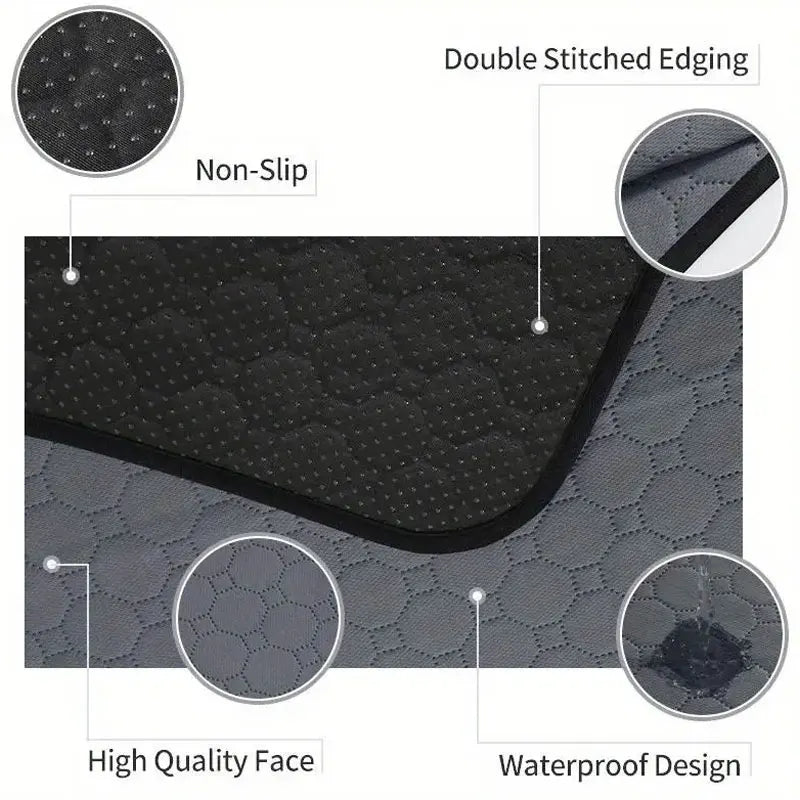 Tapis hygiénique réutilisable pour animaux de compagnie – Absorbant et imperméable