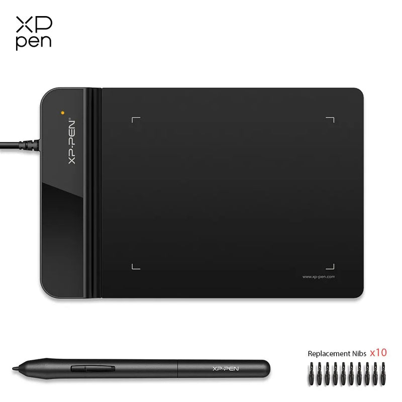 Mesa Digitalizadora XPPen G430S com Caneta Sem Bateria e 8192 Níveis de Pressão – Área Ativa 4x3" Compatível com Windows e Mac