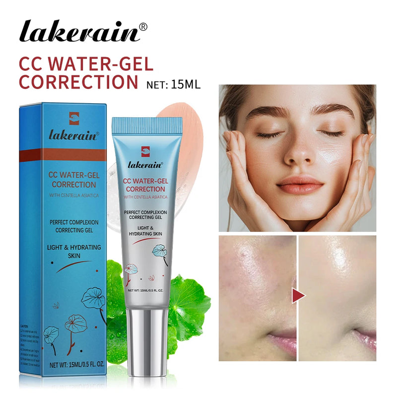 CC Cream Facial com Centella Asiática 45ml ou 15ml – Correção de Cor, Clareamento e Hidratação | Base Natural com Adaptação ao Tom da Pele | ibcccndc