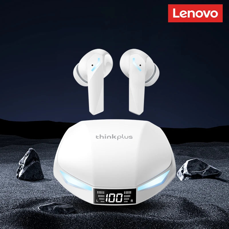 Fone Gamer Lenovo GM2 Pro Max | Bluetooth 5.4 | LED Display | À Prova D’Água | Cancelamento de Ruído | Baixa Latência